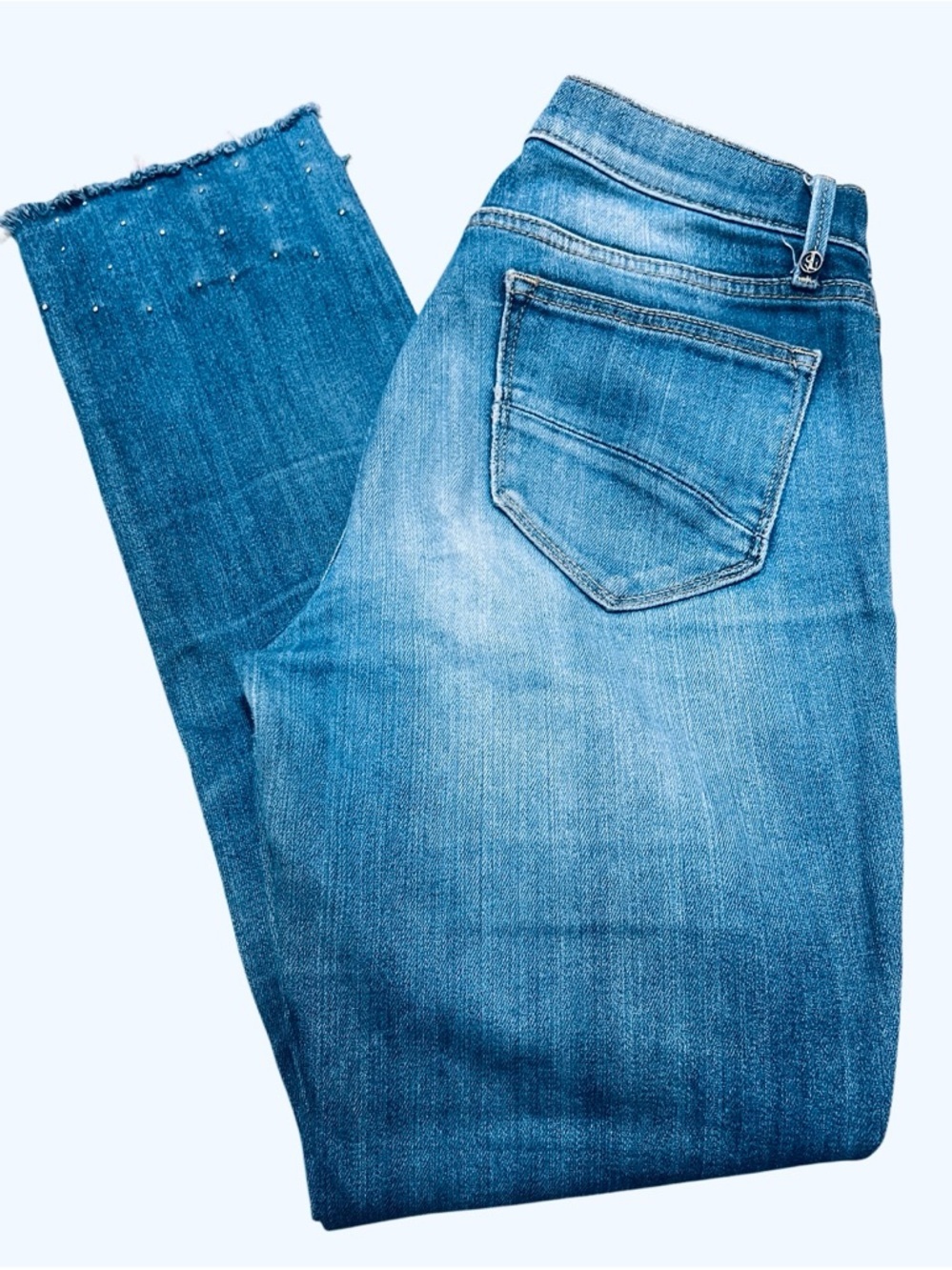 DRIFTWOOD - Women’s Blue ankle cropped Denim Jeans - Picture 8 of 8
